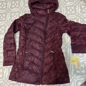 Michael Kors Eggplant Quilted Jacket